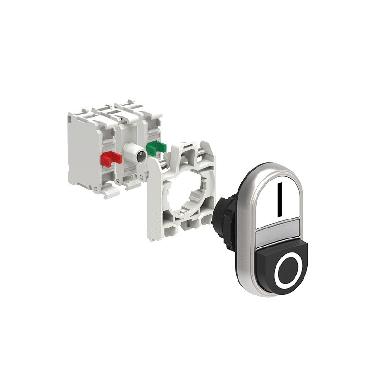 Kit Pl.Puls.Doppi B/N I-O No+Nc Lum.230V product photo Photo 01 3XL