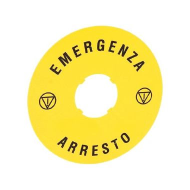 Disco plast. 90mm emergenza-arresto product photo Photo 01 3XL
