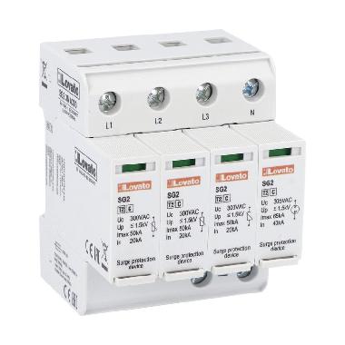 Scaricatore di sovrat. tipo 2 3p+n product photo Photo 01 3XL