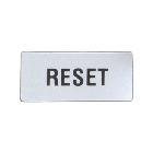 Etichetta reset product photo