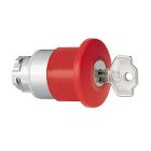 Pulsante met.fungo 40mm rosso sg.chiave product photo