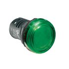 Indicatore luminoso monoblocco a led a luce fissa ø22mm serie platinum, blu product photo