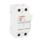 Portafusibili sezion. 1p+n 10x38 no ur product photo