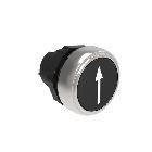 Pulsante rasato nero fr.sal.disc. product photo