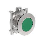 Pulsante a filo met.rasato verde product photo