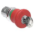 Pul.met.fungo 40mm rosso sg.ch. iso13850 product photo