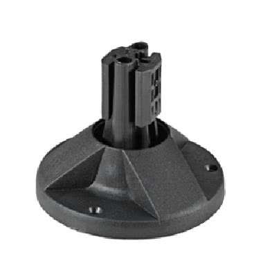 MARECO 1480000N BASAMENTO MISTRAL PER MONTAGGIO SU MURI PAVIMENTAZIONI NERO product photo Photo 01 3XL