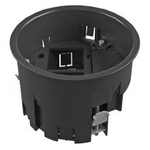 Supporto montaggio GES R2 per 2x 1 Modulo 45 Poliammide nero grafite RAL 9011 product photo