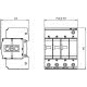 Limitatore sovratensione V20 3 poli con NPE 280V product photo Photo 02 2XS