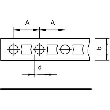 Nastro di montaggio asolata 12x1mm Acciaio zincato in continuo product photo Photo 02 3XL