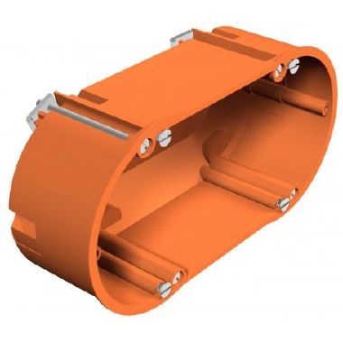 Doppio connettore cartongesso 138x68x50 Polipropilene arancio product photo Photo 01 3XL