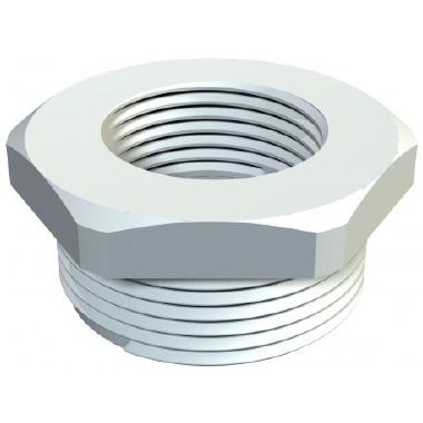 Riduzione M20-M16 Poliammide grigio chiaro RAL 7035 product photo Photo 01 3XL