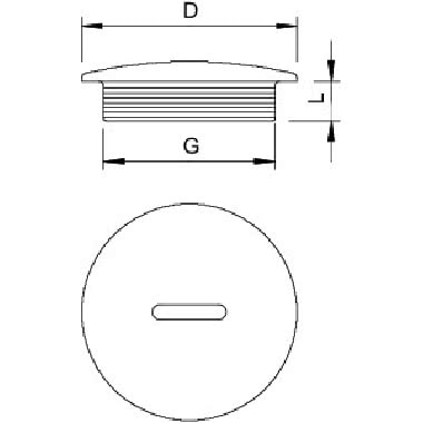 Tappo a vite M20 Polistirolo grigio chiaro RAL 7035 product photo Photo 02 3XL
