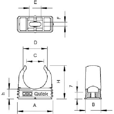 Gaffetta Quick M25 Polipropilene grigio chiaro RAL 7035 (Conf. da 100 Pz.) product photo Photo 02 3XL