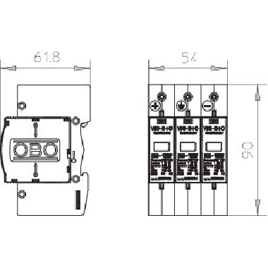 Limitatore di sovratensione di tipo 2 FV V20 1000VDC product photo Photo 02 3XL