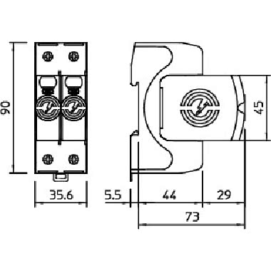 Limitatore di sovratensione di tipo 2 V20-1+NPE-280 product photo Photo 02 3XL