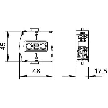 Limitatore sovratensione connesione N-PE 255V product photo Photo 02 3XL