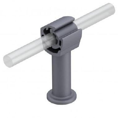 Morsetto di fissaggio 55mm Poliammide grigio product photo Photo 01 3XL