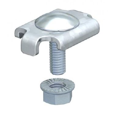 Morsetto di fissaggio per passerella grigliata Acciaio zincato galvanicamente product photo Photo 01 3XL