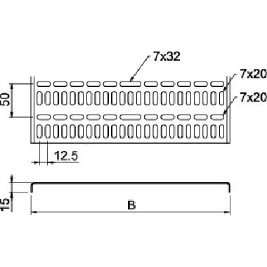 Passerella standard navale Spessore materiale 1.25mm 15x50x2000 Acciaio zincato a caldo per immersione product photo Photo 02 3XL