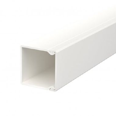 Canale portacavi parete con base preforata 40x40x2000 Polivinilcloruro bianco RAL 9010 (Conf. da 2 Mt.) product photo Photo 01 3XL