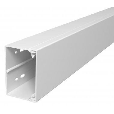 Canale portacavi parete con base preforata 60x90x2000 Polivinilcloruro bianco RAL 9010 (Conf. da 2 Mt.) product photo Photo 01 3XL