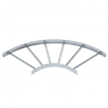 Curva 90&deg; per passerella scaletta 60x600 Acciaio zincato a caldo per immersione product photo Photo 01 3XL