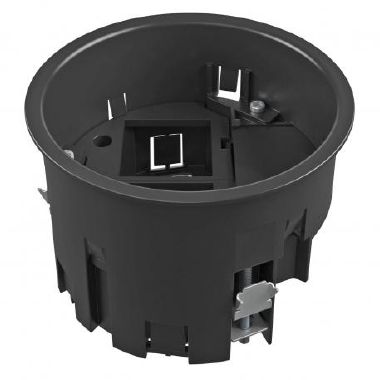 Supporto montaggio GES R2 per 2x 1 Modulo 45 Poliammide nero grafite RAL 9011 product photo Photo 01 3XL