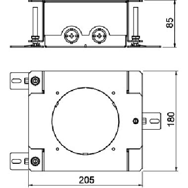 Scatola massetto per GES R2 Acciaio zincato in continuo product photo Photo 02 3XL