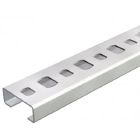 Profilato asolata, foro 11mm 2000x20x8 Acciaio zincato in continuo (Conf. da 2 Mt.) product photo