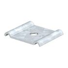 Morsetto di fissaggio per vite M6 60x40 Acciaio zincato in continuo product photo