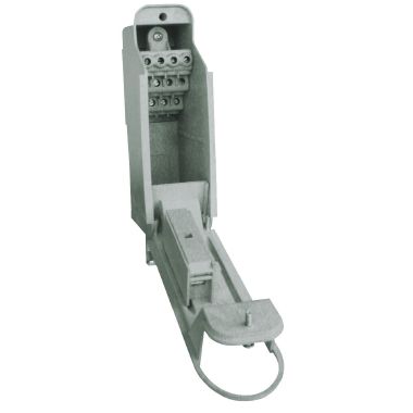 Morsettiera 4 poli 2 portafusibile da 10A product photo Photo 01 3XL