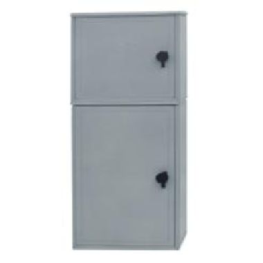 ARMADIO 500X900 + 500X500 SOVRAPPOSTO  CON SERRATURA TRIANGOLO E LUCCHETABILE SUPERIORE E INFERIORE. product photo Photo 01 3XL