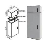 ARMADIO 650X1100X350 + SOPRALZO product photo