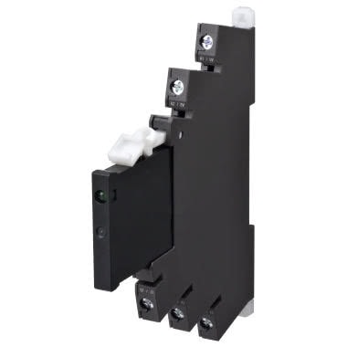 rele- Slim ind.statico 6mm. relè+zoccolo DI product photo Photo 01 3XL