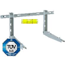MEP 200/520 LIV, staffa supporto PREMONTATA per unità esterne, certificata TUV,con BARRA per regolazione e livella, portata massima a coppia 200kg product photo