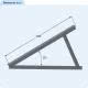 STG-2835 Triangolo GRANDE (PREMONTATO) in ALLUMINIO per inclinazione moduli, regolazioni: 28°-30°-33°-35°, disposizione moduli:VERTICALE product photo Photo 02 2XS