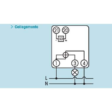 CONTAX D-3221 SO Contatore monofase energia attiva, 2 Moduli, 32A, inserzione diretta, display digitale, lampeggio LED 0.5Wh/imp product photo Photo 09 3XL