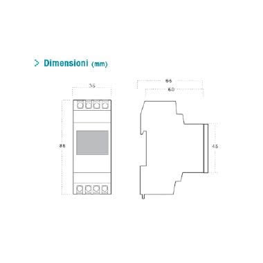 ASTRO UNO Interruttore orario digitale astronomico 2 moduli DIN, giornaliero/settimanale, 1 contatto, 230V product photo Photo 02 3XL