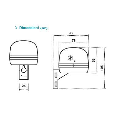 VEGA Interruttore crepuscolare fissaggio a palo o parete, 230V product photo Photo 02 3XL