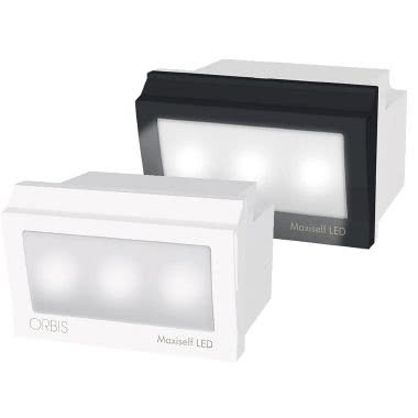 MAXISELF LED Lampada di emergenza da incasso 3 moduli DIN estraibile con frontalini bianco e antracite product photo Photo 01 3XL
