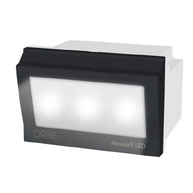 MAXISELF LED Lampada di emergenza da incasso ESTRAIBILE, con frontalini BIANCO e ANTRACITE intercambiabili, 3 moduli DIN, 230V product photo Photo 10 3XL