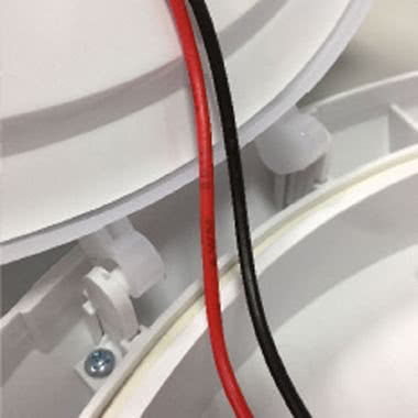 PLADILED 80 2N Colore BIANCO doppio livello illuminazione con rivelatore di movimento, rilevamento: angolo 360°, diametro 16m ad altezza 2.5m , 230V product photo Photo 08 3XL