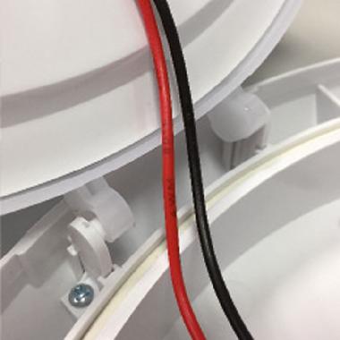 PLADILED 80 2N Colore BIANCO doppio livello illuminazione con rivelatore di movimento, rilevamento: angolo 360°, diametro 16m ad altezza 2.5m , 230V product photo Photo 07 3XL