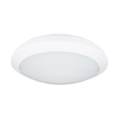 PLADILED 80 E Colore BIANCO doppio livello illuminazione con rivelatore di movimento, rilevamento: angolo 360°, diametro 16m ad altezza 2.5m , 230V + Batteria product photo Photo 01 3XL
