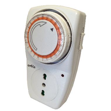 ISI D Interruttore orario a spina, giornaliero, spina 16A, presa Bipasso, 230V product photo Photo 01 3XL