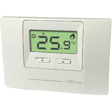 NEO ML + BIANCO Termostati digitali da parete, funzionamento riscaldamento/condizionamento, due livelli impostabili, Alim. 2 batterie 1.5V product photo Photo 01 3XL