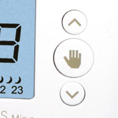 MIRUS BIANCO Cronotermostato digitale a batteria, da parete, programmazione giornaliera/settimanale product photo Photo 07 3XL