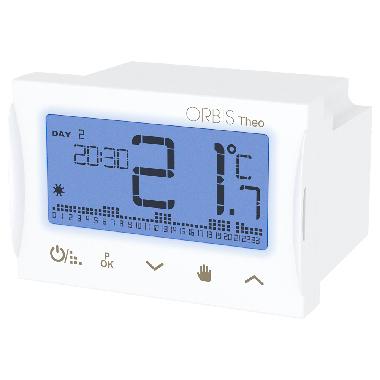 THEO Cronotermostato digitale da incasso, programmazione settimanale, alim. 2 batterie 1,5V product photo Photo 01 3XL