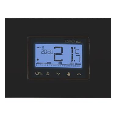 THEO Cronotermostato digitale da incasso, programmazione settimanale, alim. 2 batterie 1,5V product photo Photo 04 3XL